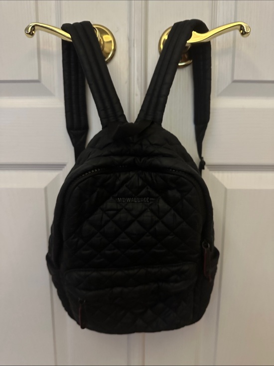 MZ Wallace Handbags - MZ Wallace Black Quilted Mini Backpack